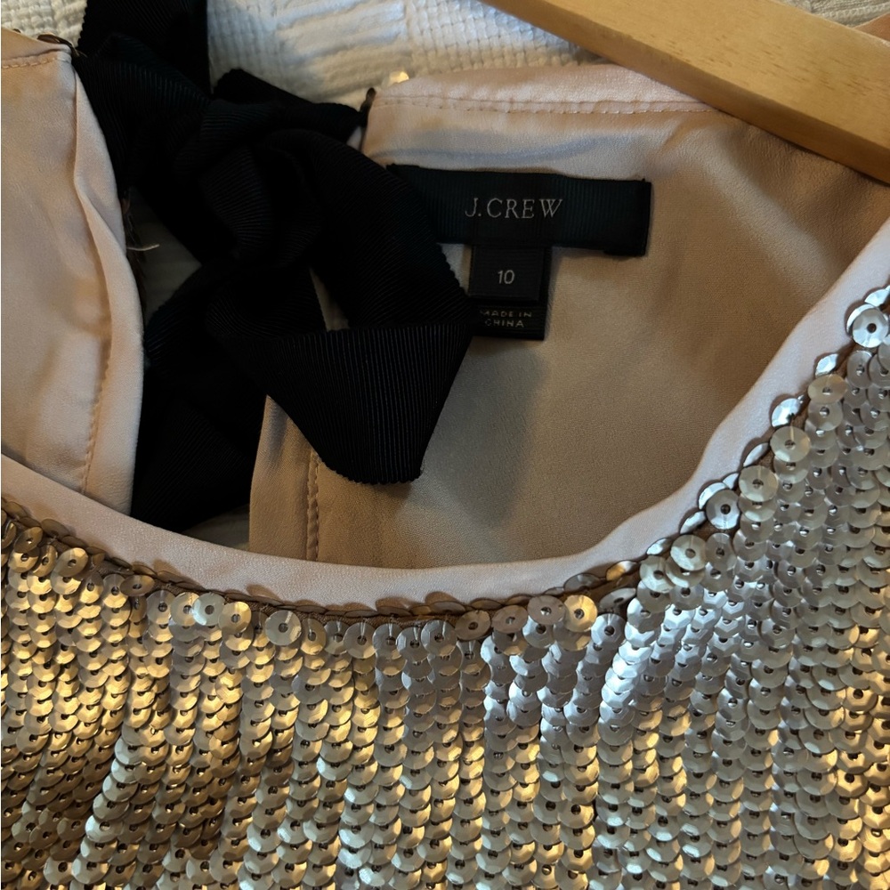 J. Crew Shimmering Gold Sequin Blouse - Picture 10 of 10